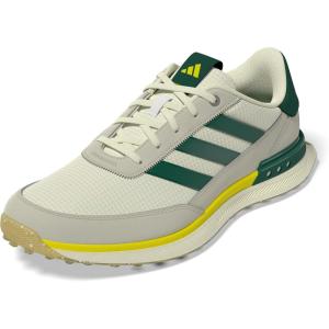 adidas Men’s S2G Spikeless 24 Golf Shoes(Off White/Collegiate Green/Wonder Alumina)