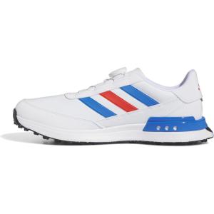 adidas Men’s S2G Spikeless BOA 24 Golf Shoe(Footwear White/Bright Royal/Bright Red)