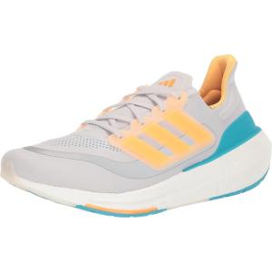 adidas Men’s Ultraboost Light Running Shoe(Dash Grey/Flash Orange/Lucid Cyan)