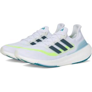 adidas Men’s Ultraboost Light Running Shoe(White/Arctic Night/Lucid Lemon)