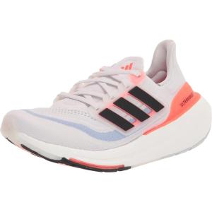adidas Men’s Ultraboost Light Running Shoe(White/Black/Solar Red)