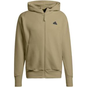 adidas Men’s Z.n.e. Premium Full-Zip Hoodie(Olive Strata)