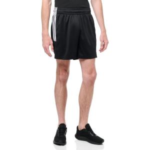 adidas Originals Men’s Legends 3-Stripes Shorts, Black/White/Black, X-Small 9 Inch Inseam