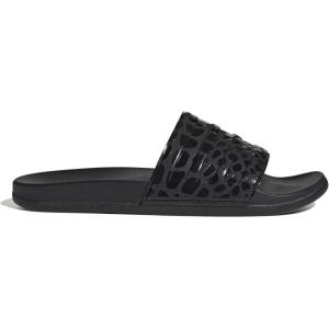 adidas Unisex Adult Adilette Comfort Slide(Black/Black/Black)