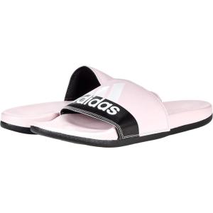 adidas Unisex Adult Adilette Comfort Slide(Clear Pink/White/Core Black)