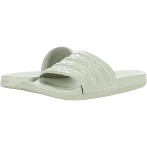 adidas Unisex Adult Adilette Comfort Slide(Halo Green/Halo Green/Halo Green)