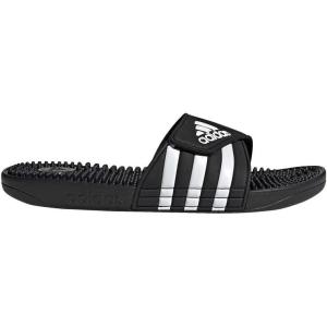 adidas Unisex-Adult Adissage Slides Sandal(Black/White/Black)
