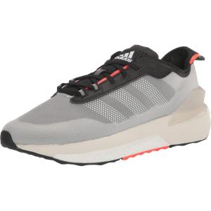 adidas Unisex-Adult Avery Running Shoe(Black/Black/Solar Red)