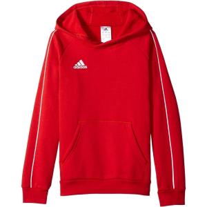 adidas Unisex-Child Core 18 Soccer Hoodie(Power Red/White)