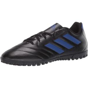 adidas Unisex-Child Goletto VII Turf Soccer Shoe(Black/Team Royal Blue/Team Royal Blue)