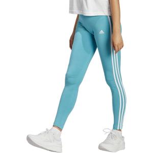 adidas Women’s Essentials 3-Stripes Leggings(Preloved Blue/White)
