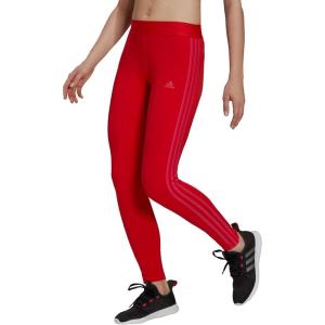 adidas Women’s Essentials 3-Stripes Leggings(Vivid Red/Team Real Magenta)