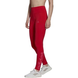 adidas Women’s Essentials High-Waisted Logo Leggings(Vivid Red/Team Real Magenta)