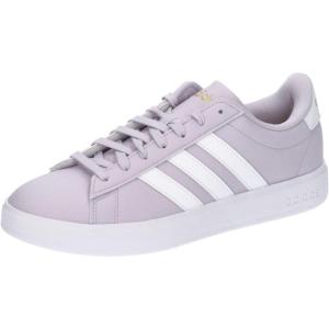 adidas Women’s Grand Court 2.0 Tennis Shoe(Silver Dawn Ftwr White Gold Met)