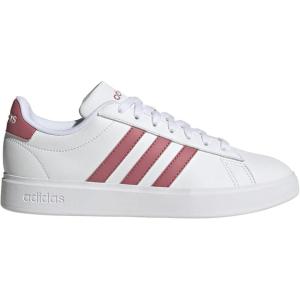 adidas Women’s Grand Court 2.0 Tennis Shoe(White/Pink Strata/White)