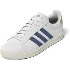 adidas Women’s Grand Court 2.0 Tennis Shoe(White/Preloved Ink/Matte Gold)
