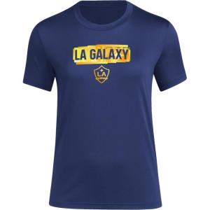 adidas Women’s La Galaxy MLS Short Sleeve T-Shirt(Navy Blue/ La Galaxy)