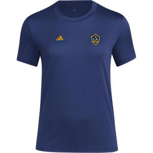 adidas Women’s La Galaxy MLS Short Sleeve T-Shirt(Team Navy Blue/ La Galaxy)