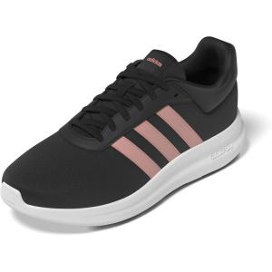 adidas Women’s Lite Racer 4.0 Sneaker(Black/Semi Pink Spark/Semi Pink Spark)