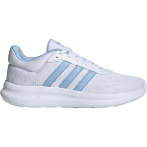 adidas Women’s Lite Racer 4.0 Sneaker(White/White/Blue)