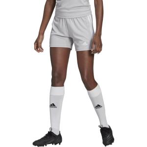 adidas Women’s Squadra Shorts(Team Light Grey/White Full Stripes)