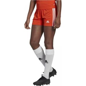 adidas Women’s Squadra Shorts(Team Orange/White Full Stripes)