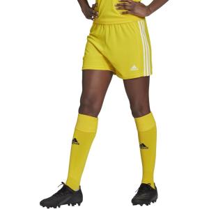 adidas Women’s Squadra Shorts(Team Yellow/White Full Stripes)