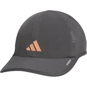 adidas Women’s Superlite Hat, Relaxed-fit Adjustable Workout Sports Cap(Grey Six/Rose Gold/3.0)