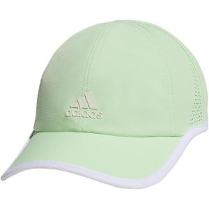 adidas Women’s Superlite Hat, Relaxed-fit Adjustable Workout Sports Cap(Semi Green Spark/White/2.0)