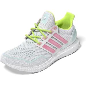 adidas Women’s Ultraboost 1.0 Sustain Sneaker(White/Bliss Pink/Lucid Lemon)