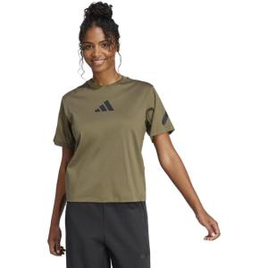 adidas Women’s Z.N.E. T-Shirt(Olive Strata)
