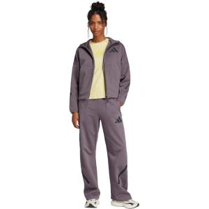 adidas Women’s Z.n.e. Full-Zip Hoodie(Grey Strata)