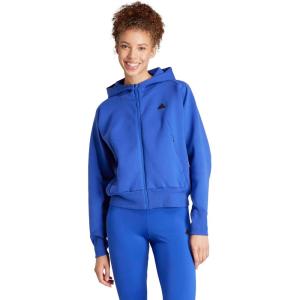 adidas Women’s Z.n.e. Full-Zip Hoodie(Semi Lucid Blue)