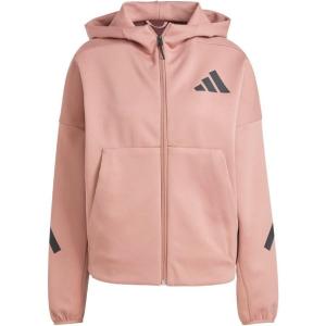 adidas Women’s Z.n.e. Full-Zip Hoodie(Warm Clay)