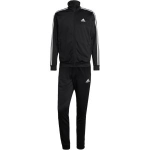 adidas mens Basic 3-stripes Tricot Track Suit(Black (2023))