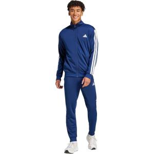 adidas mens Basic 3-stripes Tricot Track Suit(Dark Blue)