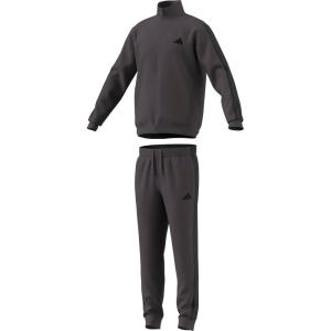 adidas mens Basic 3-stripes Tricot Track Suit(Grey Strata)