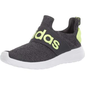 adidas Unisex-Child Lite Racer Adapt Running Shoe(Grey Six/Yellow/Core Black)