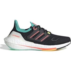 adidas Unisex-Child Ultraboost 22 Running Shoe(Black/Turbo/Mint Rush)