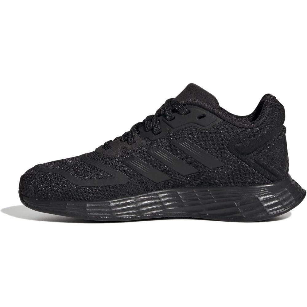 imageadidas UnisexChild Duramo 10 Running Shoes Little Big Kid 28 EUBlackBlackBlack