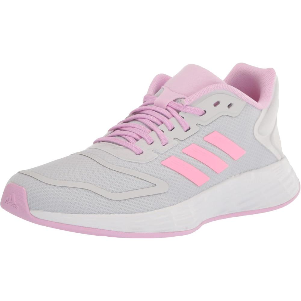 imageadidas UnisexChild Duramo 10 Running Shoes Little Big Kid 28 EUDash GreyBeam PinkBliss Lilac