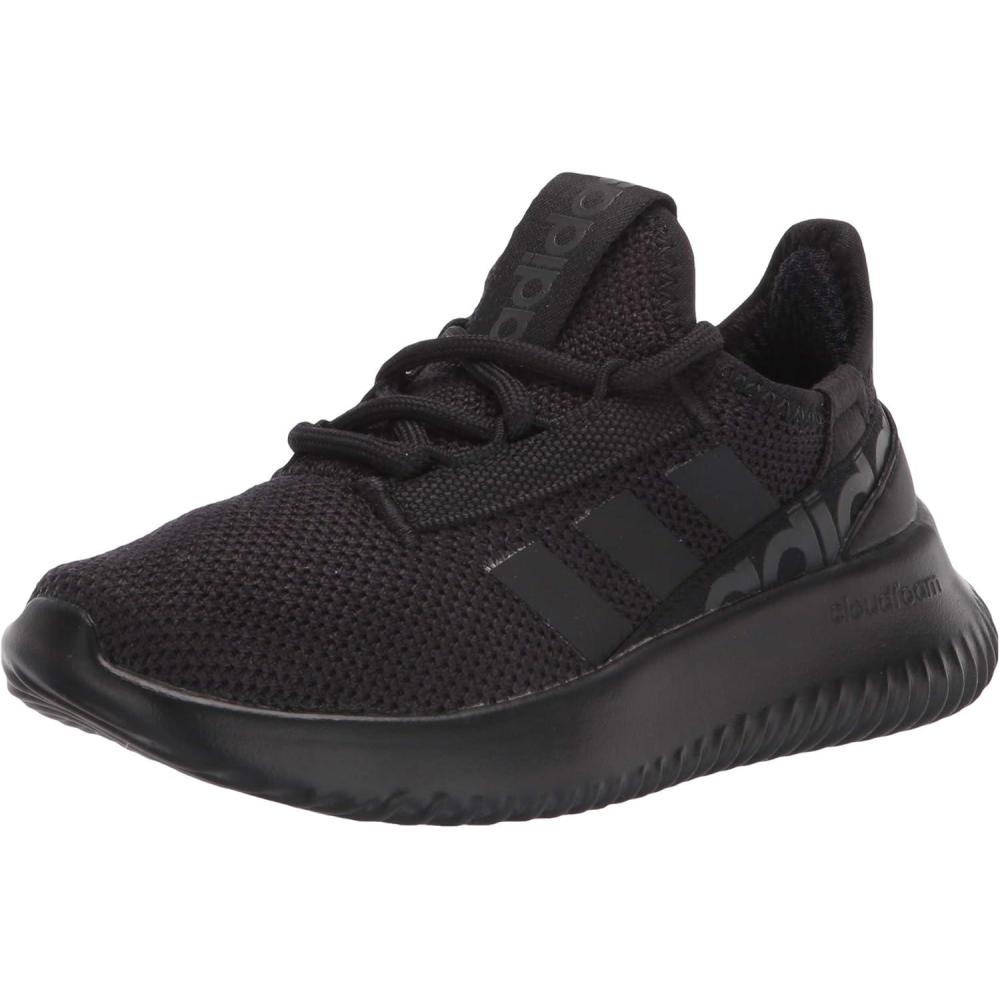 imageadidas UnisexChild Kaptir 20 Little Big Kid Running ShoesBlackBlackCarbon