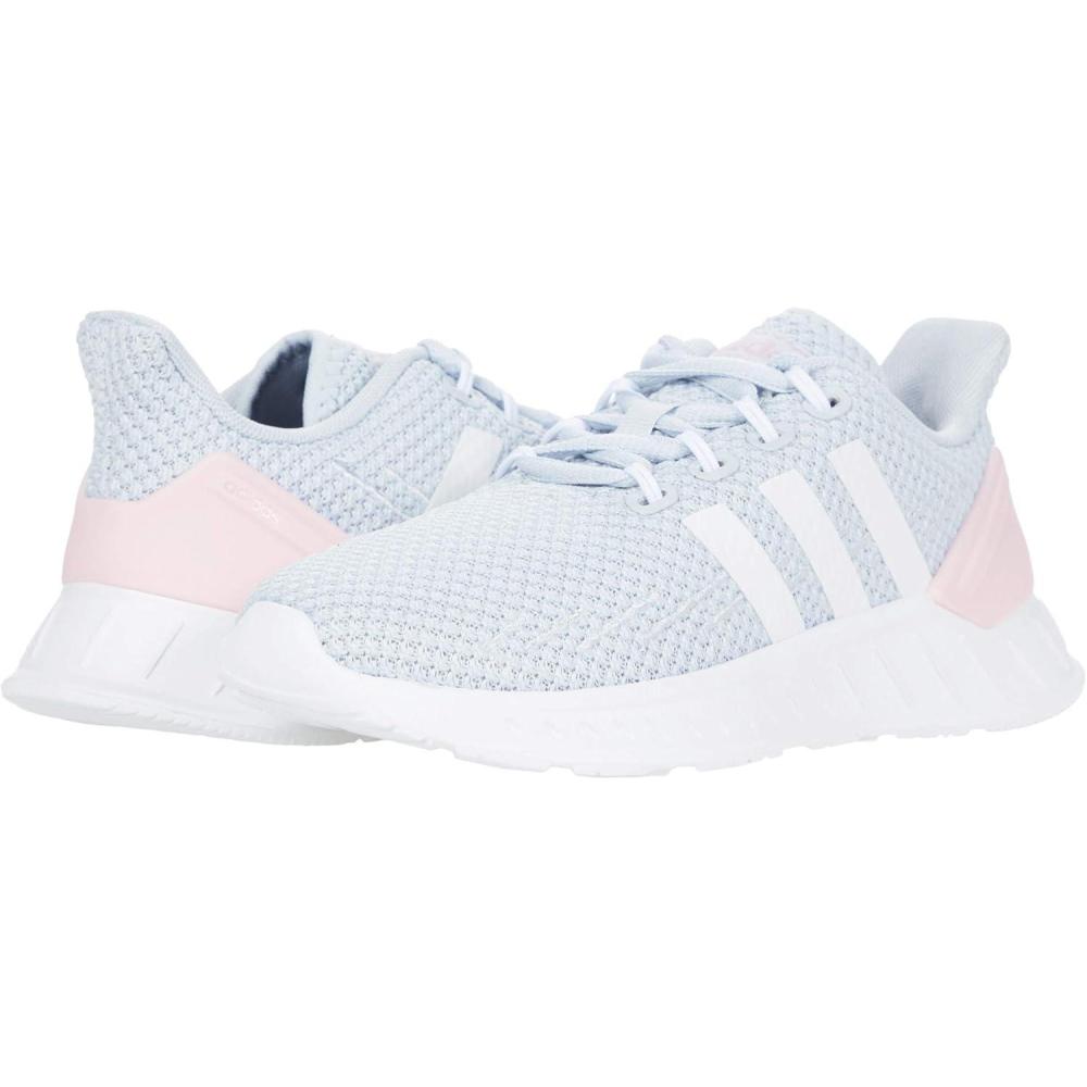 imageadidas UnisexChild Questar Flow Nxt Running ShoeHalo BlueWhiteClear Pink