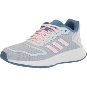 adidas Unisex-Child Duramo 10 Running Shoes (Little Big Kid), 28 EU(Blue Tint/Clear Pink/Altered Blue)