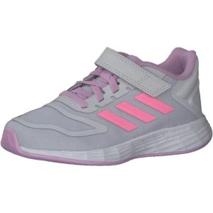 adidas Unisex-Child Duramo 10 Running Shoes (Little Big Kid), 28 EU(Dash Gray/Beam Pink/Bliss Lilac (Gv8923))
