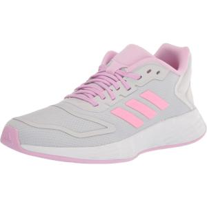 adidas Unisex-Child Duramo 10 Running Shoes (Little Big Kid), 28 EU(Dash Grey/Beam Pink/Bliss Lilac)