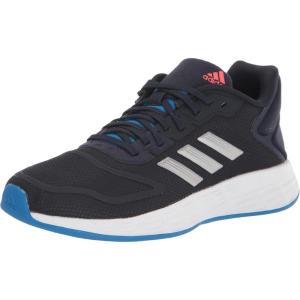 adidas Unisex-Child Duramo 10 Running Shoes (Little Big Kid), 28 EU(Ink/Silver Metallic/Blue Rush)