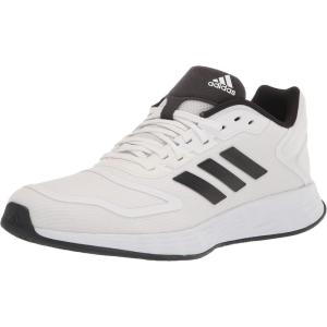 adidas Unisex-Child Duramo 10 Running Shoes (Little Big Kid), 28 EU(White/Black/White)