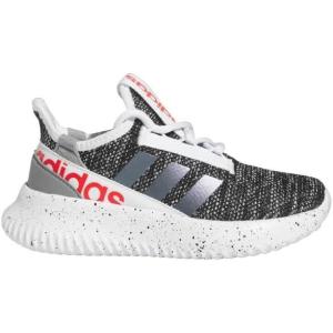 adidas Unisex-Child Kaptir 2.0 (Little Big Kid) Running Shoes(White/Black/Vivid Red)