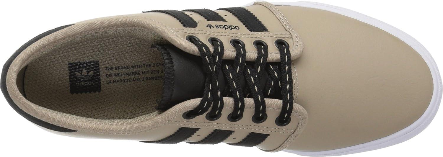 imageadidas UnisexChild Seeley Running ShoeTrace KhakiCore BlackWhite